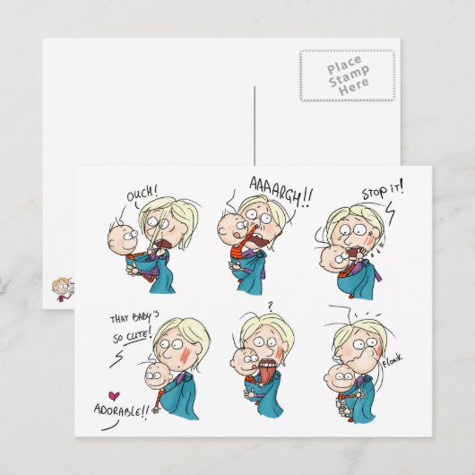 So Niedliche Postkarte (Vorne/Hinten)