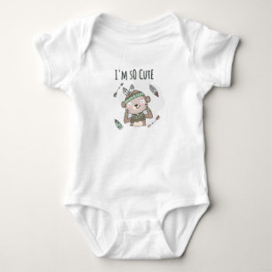 So Niedlicher Native Monkey Baby Strampler