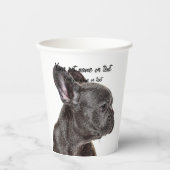 So Niedlicher Puppy French Bulldog Pappbecher (Vorderseite)