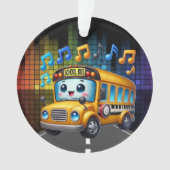SO NIEDLICHER Schulbus Ornament (Vorderseite)