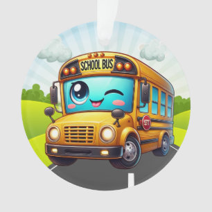 SO NIEDLICHER Schulbus Ornament