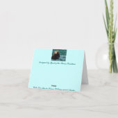 So Niedlicher See Otter notecard Karte (Rückseite)