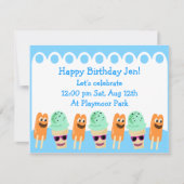 So Niedlicher Sommerspass einladen Einladung (Vorderseite)