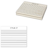 So notieren Sie stationäres Plannerjournal Gummistempel (Stempel)