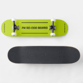 ...SO-OOO-BOARD-Skateboard: Zitrone Skateboard (Horizontal)