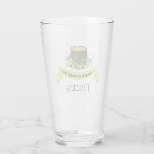 So phantastischer St. Patrick's Day phantastisch Glas (Rückseite)