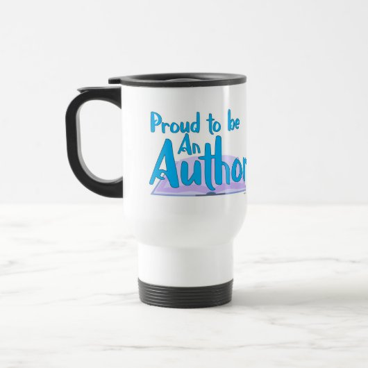  So Proud To Be An Author Cool Writer Slogan Reisebecher (Links)