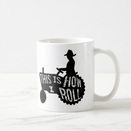 So Roll-Bauer-Stil Tasse (Rechts)