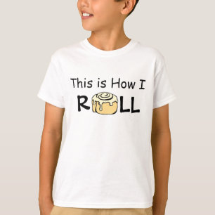 So Roll Cartoon Cinnamon Roll Funny Bun T-Shirt