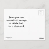 So Roll Cinnamon Roll Bun Personalisiert Postkarte (Rückseite)