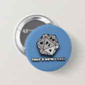 So Roll d20 Button (Vorne & Hinten)