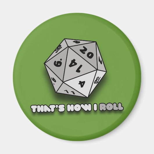 So Roll d20 Magnet (Vorne)