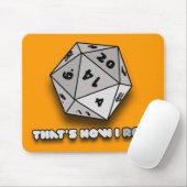 So Roll d20 Mousepad (Mit Mouse)