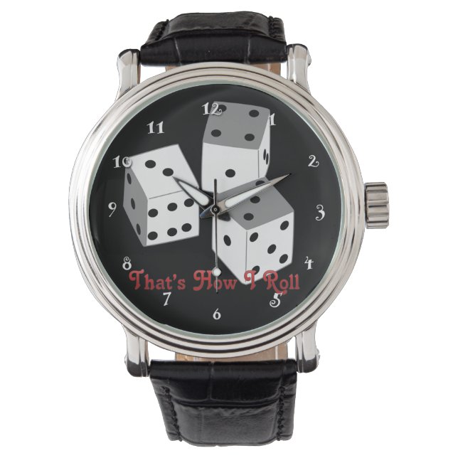 So Roll - Dice Watch Armbanduhr (Vorderseite)