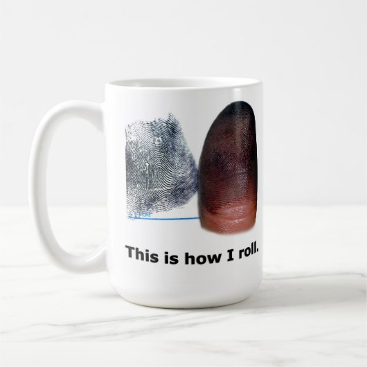 So Roll - Fingerprint Tasse (Links)