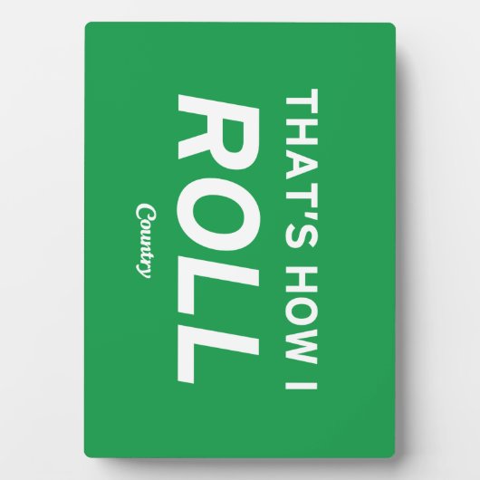 So Roll Fotoplatte (Vorderseite)