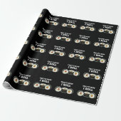 So Roll Funny Sushi Roll Pun Dark BG Geschenkpapier (Ungerollt)