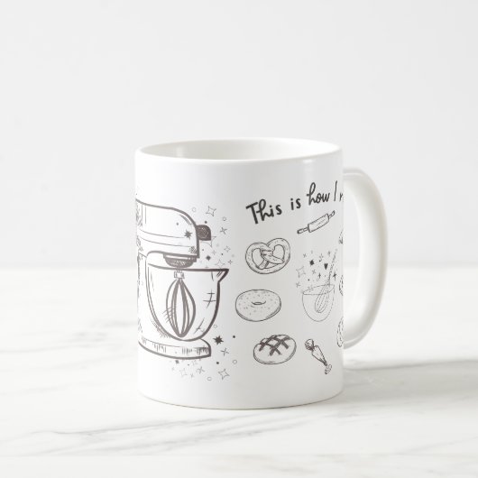 So Roll ich - Baker Kaffeetasse (VorderseiteRechts)