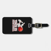 So Roll ich Bowling Bowler Funny Geschenk Gepäckanhänger (Vorderseite horizontal)