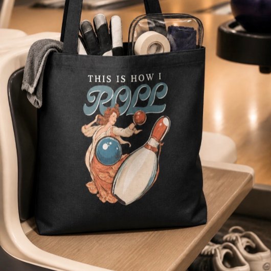 So Roll ich Bowling Tote Bag Tasche