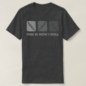 So Roll ich, Brot backen 2702 T-Shirt (Design vorne)