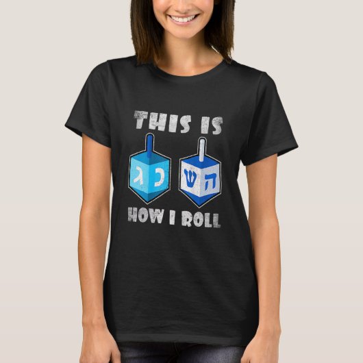 So Roll ich Dreidel Chanukah Hanukkah Men T-Shirt (Vorderseite)