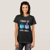 So Roll ich Dreidel Chanukah Hanukkah Men T-Shirt (Vorne ganz)