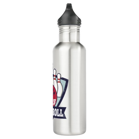 So Roll ich Funny Bowling Team Bowlers Geschenk Edelstahlflasche (Rechts)