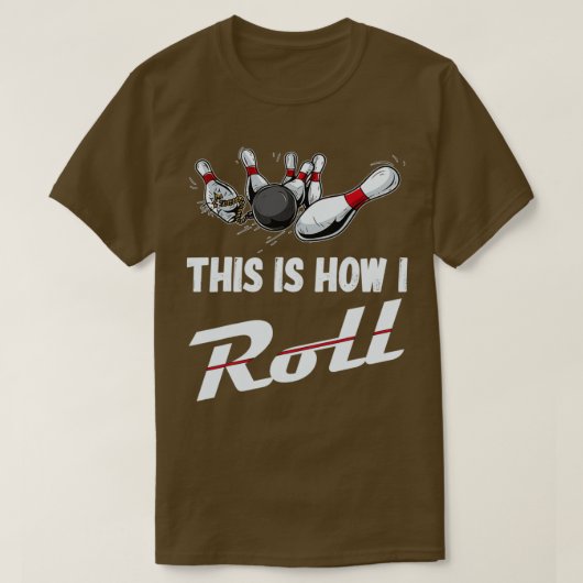 So Roll ich Funny Bowling Team T T-Shirt (Design vorne)