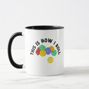 So Roll ich Funny RPG Gaming Würfel Tasse