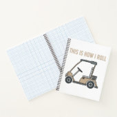 So Roll ich Golf Cart Funny Golfers Notizblock (Innenseite)