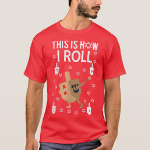 So Roll ich Hanukkah Shirt Dab Dreidel Chan