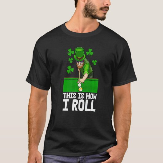 So Roll ich Irish Pool Men St Patricks Iris T-Shirt (Vorderseite)