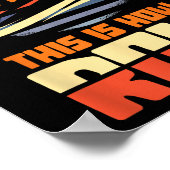 So Roll ich Jet-Ski Jet Ski Jetski Lover Poster (Ecke)