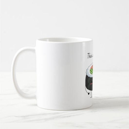 So Roll ich kawaii Sushi Coffee Tasse (Links)