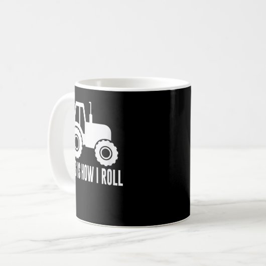 So Roll ich - Landschlepper - Kaffeetasse (Vorderseite Links)