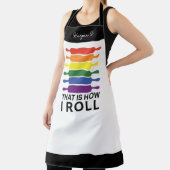 So Roll ich - LGBTIQ Flags Farbe Schürze (InSitu)