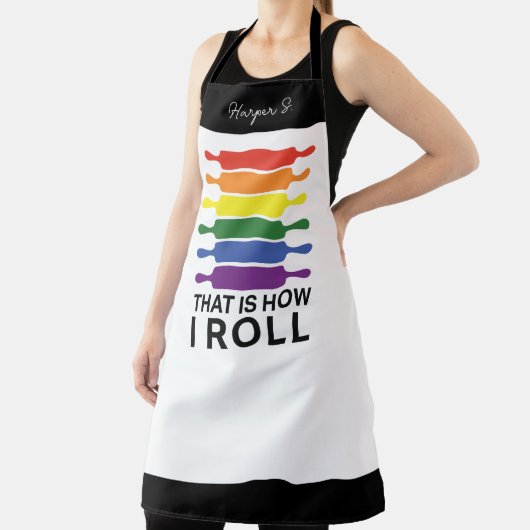 So Roll ich - LGBTIQ Flags Farbe Schürze (InSitu)