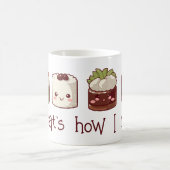So Roll ich Niedlich Kawaii Sushi Kaffeetasse (Mittel)