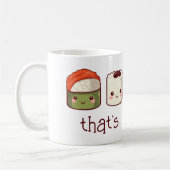 So Roll ich Niedlich Kawaii Sushi Kaffeetasse (Links)