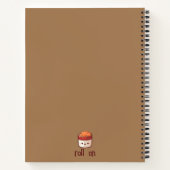 So Roll ich Niedlich Kawaii Sushi Notizblock (Rückseite)