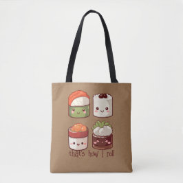 So Roll ich Niedlich Kawaii Sushi Tasche