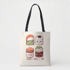 So Roll ich Niedlich Kawaii Sushi Tasche