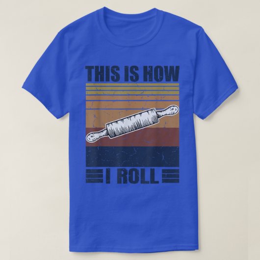 So Roll ich Retro Rolling Button Pasta machen T-Shirt (Design vorne)