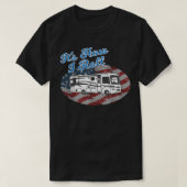 So Roll ich RV Camping Camper Motorhome Fla T-Shirt (Design vorne)