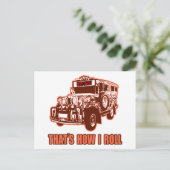 So Roll Jeepney Postkarte (Stehend Vorderseite)