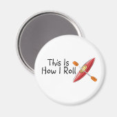 So Roll Kayak Magnet (Vorderseite/Rückseite)