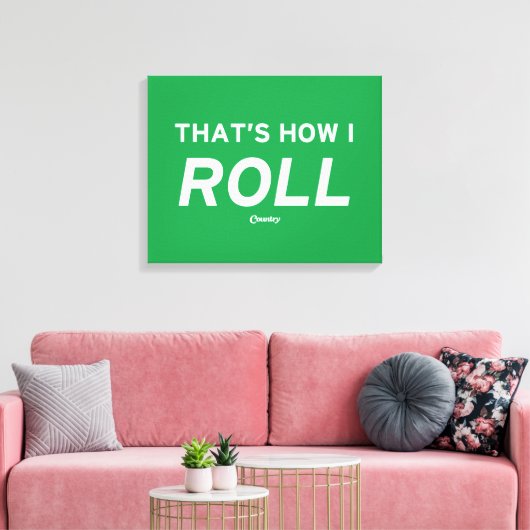 So Roll Leinwanddruck (Insitu (Wohnzimmer))