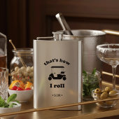 So Roll | Mit Monogramm Golf Flachmann