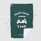 So Roll | MIT MONOGRAMM Golfhandtuch (Insitu)